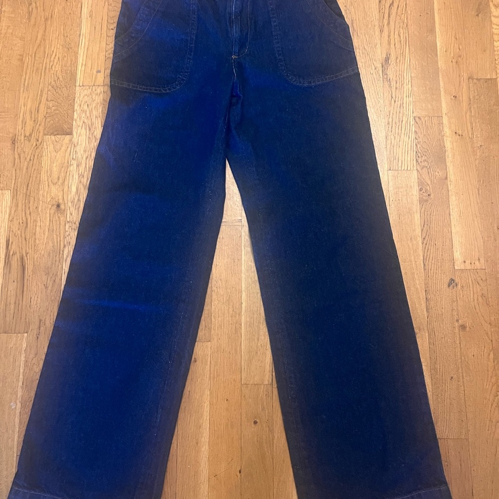 A.P.C. Indigo seaside Straight wide Jeans denim NWOT